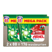 2X Ariel 4in1 Wasmiddel Pods Ultra Vlekverwijderaar 88 stuks