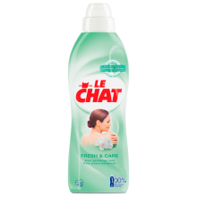 12X Le Chat Wasverzachter Fresh & Care 40 Wasbeurten 880 ml