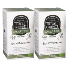 2X Royal Green Astaxanthine Biologisch 60 vegacapsules