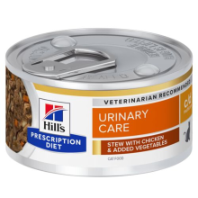 Hill's Prescription Diet Kattenvoer Nat c/d Multicare Urinary Care Stoofpotje Kip & Groenten 24 x 82 gr