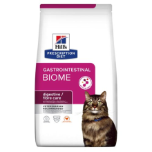 6X Hill's Prescription Diet Kattenvoer Droog Gastrointestinal Biome Kip 1,5 kg