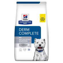 6X Hill's Prescription Diet Hondenvoer Droog Derm Complete Mini Environmental/Food Sensitivities Rijst & Ei 1 kg