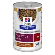 Hill's Prescription Diet Hondenvoer Nat i/d Digestive Care Stoofpotje Kip & Groenten 12 x 354 gr
