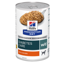 Hill's Prescription Diet Hondenvoer Nat Diabetes w/d Kip 12 x 370 gr