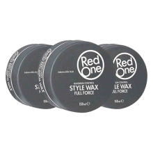 3X Red One Aqua Hair Wax Quicksilver 150 ml