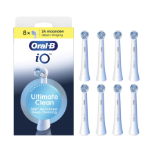 Oral B 6x Oral B Opzetborstels iO Ultimate Clean Wit 8 stuks