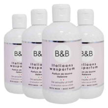4X B&B Italiaanse Wasparfum Witte Musk 250 ml