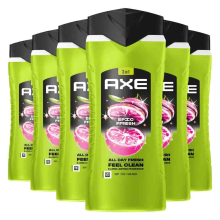 6X Axe 3 in 1 Douchegel Epic Fresh 400 ml
