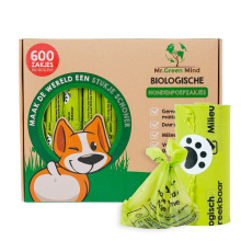 2X Mr. Green Mind Bio Poepzakje 600 zakken