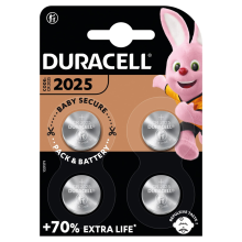 2X Duracell Knoopcelbatterijen 2025 4 stuks
