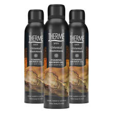 3X Therme Men Oriental Hammam Foaming Shower Gel 200 ml