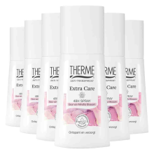 6X Therme Anti Transpirant Extra Care 48H Spray 75 ml