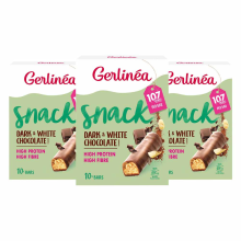 3X Gerlinea Repen Pure & Witte Chocolade 10 x 31 gr