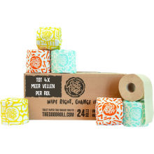 3X The Good Roll Toiletpapier Bamboe Panda Edition 24 stuks