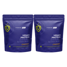 2X Vitakruid Vegan Protein EverPro & Fava Bean IJskoffie 921 gr