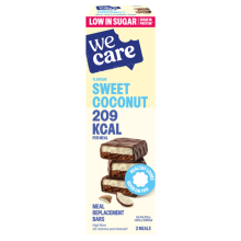 6X WeCare Bars Sweet Coconut 124 gr