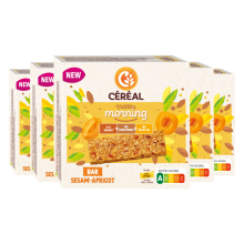 5X Céréal Happy Morning Sesam Apricot 120 gr