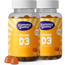 2X Yummygums Vitamine D3 60 gummies