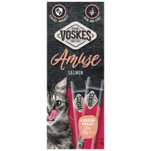 Voskes Kattensnack Liquid Treat Zalm 20x15 gr