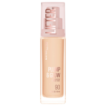 1+1 Gratis: Maybelline Lifter Plump & Glow Foundation 90 30 ml