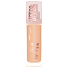 1+1 Gratis: Maybelline Lifter Plump & Glow Foundation 114 30 ml