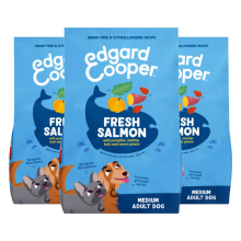 Edgard & Cooper 3x Edgard & Cooper Hondenvoer Droog Zalm Medium 1 kg