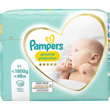 Pampers Premium Protection Luiers Maat P1 (<1800gr) 20 stuks