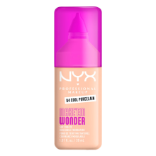 2E halve prijs: NYX Make 'EM Wonder Foundation 04 Cool Porcelain 30 ml