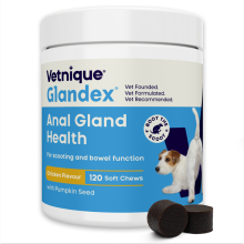Glandex Hondensnack Soft Chews Kip 120 stuks 480 gr