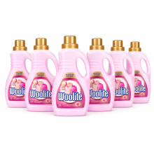 6X Woolite Wasmiddel Alle Textiel 20 wasbeurten 1 liter