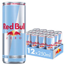 2X Red Bull Energy Drink Zero 12 x 250 ml