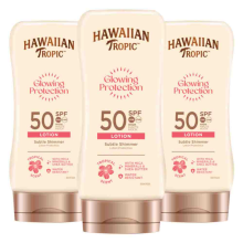 3X Hawaiian Tropic Glowing Protection Lotion SPF 50 170 ml