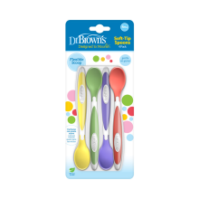 Dr Browns Dr. Browns Soft Tip Lepels 4+ mnd 4 stuks
