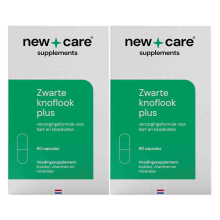 2X New Care Zwarte Knoflook Plus 60 capsules