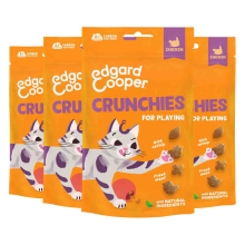 Edgard & Cooper 4x Edgard & Cooper Adult Crunchies Kattensnack Kip 50 gr