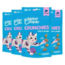 Edgard & Cooper 4x Edgard & Cooper Adult Crunchies Kattensnack Zalm 50 gr