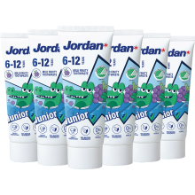 6X Jordan Tandpasta Junior 6 12 jaar 50 ml