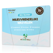 1+1 Gratis: Mr. Green Mind Wasstrips Misty Mountains 120 wasbeurten
