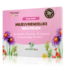 1+1 Gratis: Mr. Green Mind Wasstrips Flower Forest 120 wasbeurten
