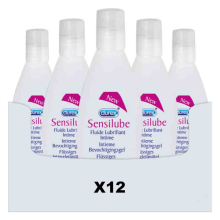 12X Durex Sensilube Intiem Vloeibaar Glijmiddel 40 ml