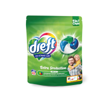 2+2 Gratis: Dreft 4in1 Wasmiddel Capsules Regular 42 stuks