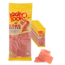 Look O Look Look O Look Snoep Zure Streken Aardbei Vegan 18 stuks