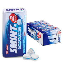 Smint Clean Breath Peppermint Suikervrij 12 x 50 stuks