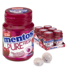 Mentos Gum Pure Fresh Cherry 6 x 30 stuks