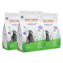 3X Almo Nature Kattenvoer Droog Intestinal Help Lam 2 kg