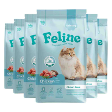 6X HobbyFirst Feline Kattenvoer Droog Sensitive Urinary 1,5 kg