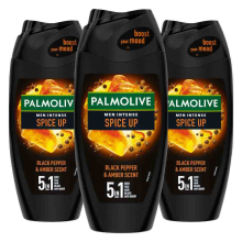 3X Palmolive Men Douchegel 5in1 Spice Up 250 ml