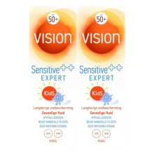 2X Vision Zonnebrand Kids Sensitive Lotion SPF 50+ 180 ml