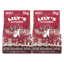 2X Lily's Kitchen Hondenvoer Droog Wild Woodland Walk Eend   Zalm   Hert 1 kg