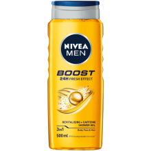 2+2 Gratis: NIVEA Men Douchegel Boost 500 ml